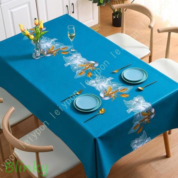 食事テーブルクロス テーブルクロス テーブルカバー 防水 防油 汚れ防止 耐熱 食卓カバー ずれにく...