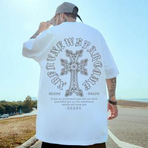 Tシャツ メンズ ストリートファッション 大きいサイズ ビッグ 半袖 b系 ダンス オシャレ 衣装 HIPHOP レッスン着 大人 レディース 春夏 ロゴ