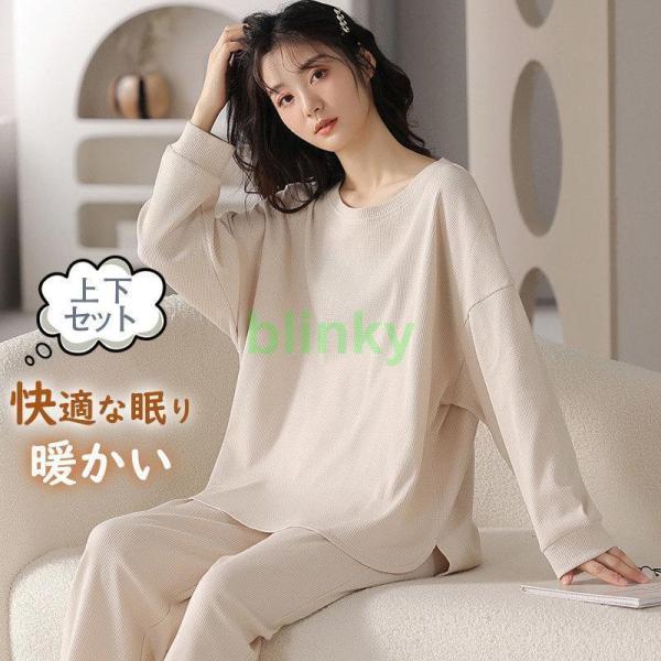 ネグリジェ 冬 長袖ネグリジェ モコモコワンピース ロング丈 レースvネックネグリジェ 厚手フランネ...