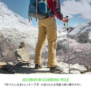 トレッキングポール 折りたたみ 長さ調節 コン...の詳細画像1