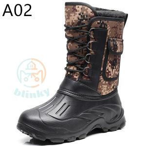 スノーシューズ 防水ブーツ 裏起毛 スノーブー...の詳細画像2