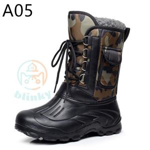 スノーシューズ 防水ブーツ 裏起毛 スノーブー...の詳細画像5