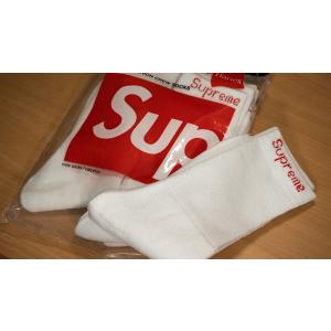 Supreme Hanes Crew クルーソックス（1足）｜ブリスフルタイム