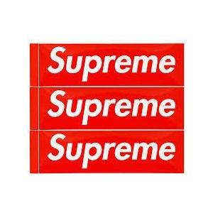 Supreme シュプリーム Box Logo ステッカー 正規品　3枚 サイズ 5.7cm X 19cm｜blis