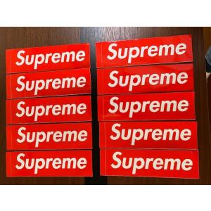 Shupreme シュプリーム Box Logo ステッカー 正規品 10枚 サイズ 5.7cm