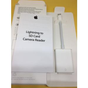 アップル純正品　Apple SDカードリーダー Lightning to SD Card Camera Reader MJYT2AM　並行輸入品｜blis