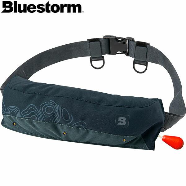 ブルーストーム BLUESTORM 膨脹式ライフジャケット Reモーゲットウエスト オフショアブルー...