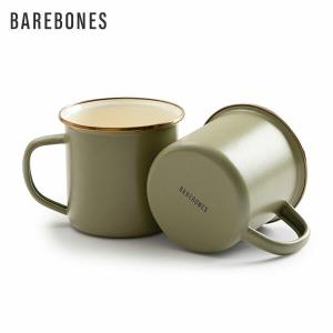 ベアボーンズ BAREBONES エナメル 2トーン カップ2個セット オリーブドラブ 皿 食器 キャンプ おしゃれ BBL20235058048000｜blissshop