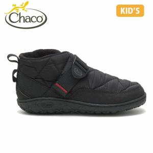 Chaco チャコ キッズ ブーツ ランブル パフウィンターシューズ BLACK（JCH180346） 防寒ブーツ 保温 軽量 撥水 RAMBLE PUFF KIDS   CHA12367020346 国内正規品｜blissshop