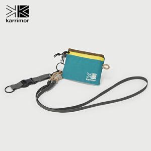 カリマー ストラップ付きウォレット財布 ストラップウォレット karrimor 501137-7802 strapwallet Turquoise×Olive KAR5011377802｜blissshop