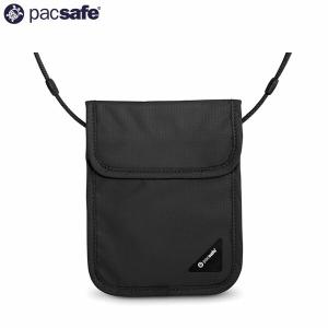 パックセーフ PacSafe カバーセーフX75 ブラック ポーチ パスポートケース RFID 防犯 旅行 海外旅行 PAC12970177100000｜blissshop