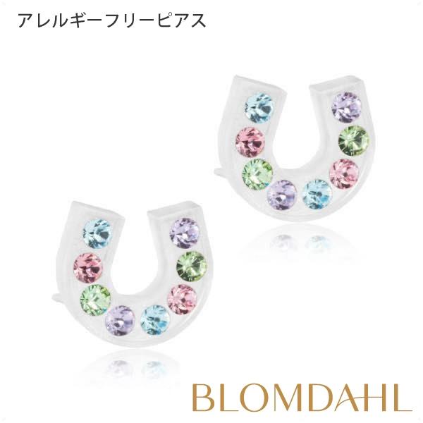 ピアス アレルギー対応 プラスチック ブリリアンスホースシュー ライトファンタジー 7mm レディー...
