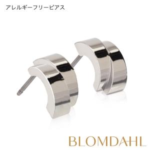 ピアス アレルギー対応 純チタン 10mm ペンダントスプリットカーブ レディース 15-12156-00