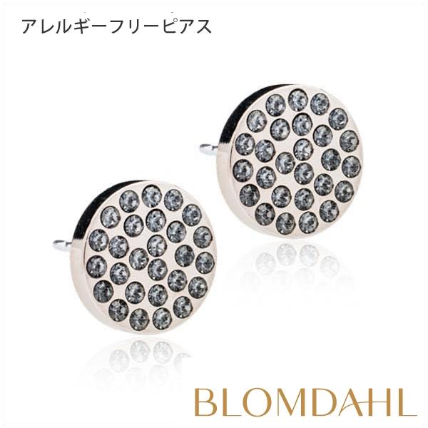 ピアス アレルギー対応 純チタン ブリリアンス プレナリー ブラックダイヤモンド 10mm レディー...