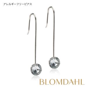 ピアス アレルギー対応 純チタン 8mm ストレートペンダントベゼル 15-1297-0612｜blomdahljapan