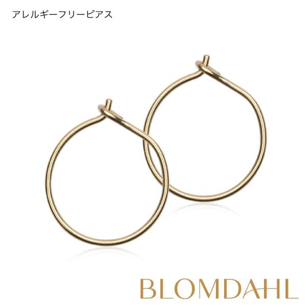 ピアス アレルギー対応 ゴールド リング 14mm 15-1352-00