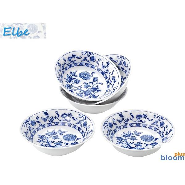 美濃焼洋食器 エルベスープ＆サラダボウル5個セット17x高5cm【elbe,Bowl,gift】