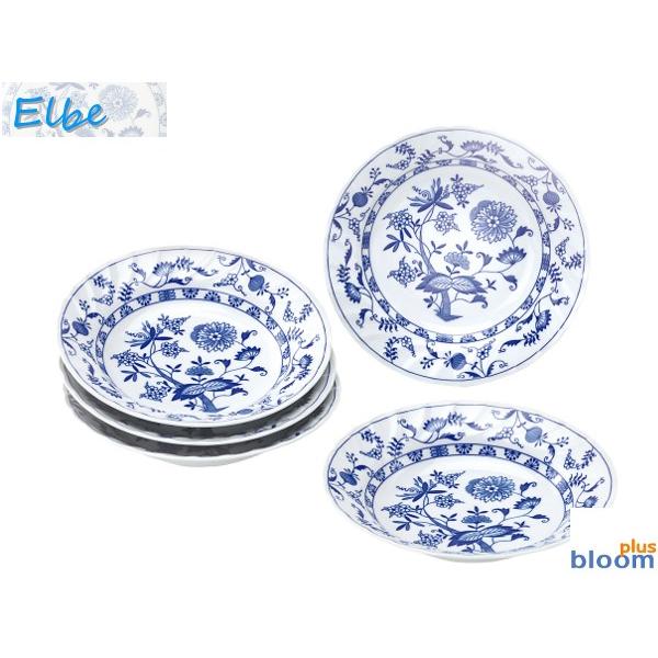 美濃焼洋食器 エルベ８吋カレー皿５枚セット21x高4cm【elbe,carryplate,gift】