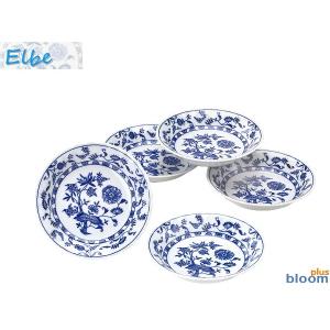 美濃焼洋食器 エルベフルーツ皿5枚セット15x3cm【elbe,tableware,dish,plate】【gift】｜bloom-plus