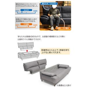 ソファ 2人掛け 二人掛け ハイバックソファ ...の詳細画像2