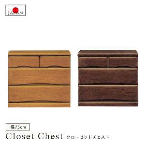 サンコウ ローチェスト 4段 幅80 奥行45 チェスト 収納 引き出し エコ