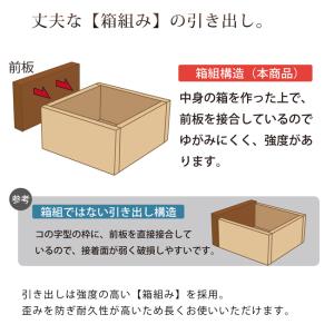 たんす タンス 幅80-5段 チェスト 高級仕...の詳細画像3