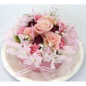 フラワーケーキ ふわふわピンク Cake 45 フラワーギフト ブルーマート 通販 Yahoo ショッピング