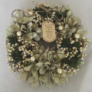 リース　ドライリース/ナチュラルドライリース ホワイト　オータム　ハロウィン