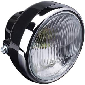 TOP QUALITY ミニ ヘッドライト レンズ径 130mm 12V 35/35W 取付幅 155mm ポジションランプ付き エイプ モンキ