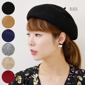 ベレー帽 帽子 フォックスファー リアルファー ボンボン レディース