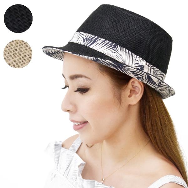 中折れ 麻帽子 レディース メンズ   中折れ 麻帽子 ハット  ストローハット 春夏 UV 紫外線...