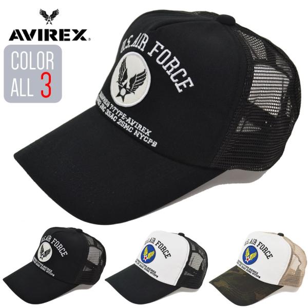 AVIREX  メッシュキャップ メンズ キャップ アビレックス  CAP 14533800　刺繍 ...