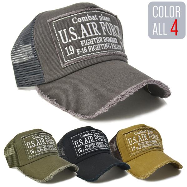 帽子 メッシュキャップ メンズ【 送料無料 】U.S.AIR FORCE　スナップバック   春夏 ...