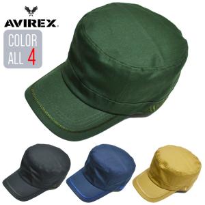 AVIREX CAP 帽子 ワークキャップ キャップ アビレックス  刺繍  バックベルト  メンズ 14916800.  57-59｜bloomcore