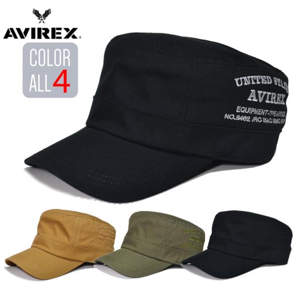 AVIREX CAP 帽子 ワークキャップ （メール便選択で送料無料） アビレックス  刺繍  バッ...