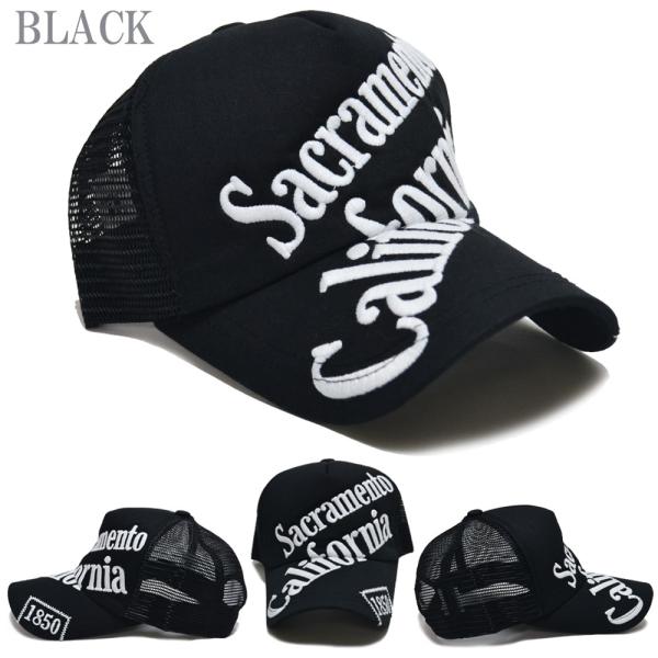 メッシュキャップ Sacramennto California 刺繍 キャップ CAP   メンズ ...