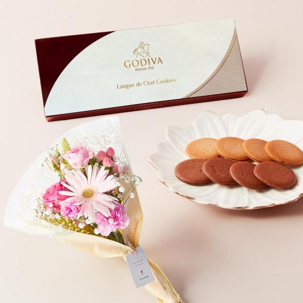 ゴディバ GODIVA クッキーアソートメント お花8本ブーケ ギフト プレゼント クッキー お菓子...