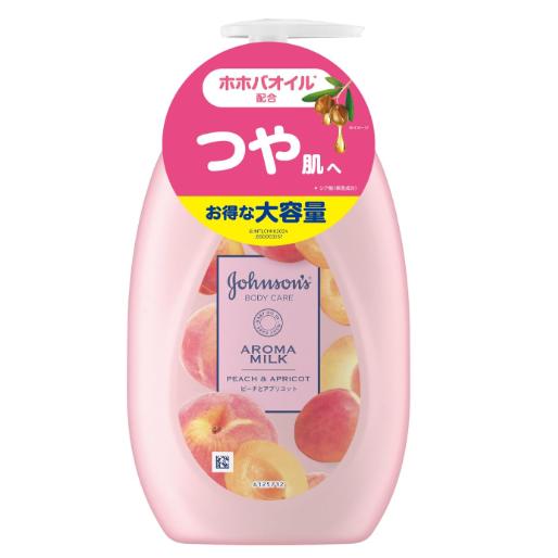 ジョンソンボディケア ラスティングアロマミルク ピーチとアプリコットの香り 500ml ボディクリー...