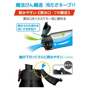 サーモス 水筒 真空断熱スポーツボトル 800...の詳細画像3