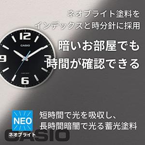 CASIO(カシオ) 掛け時計 電波時計 黒 ...の詳細画像4