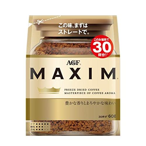 AGF マキシム 袋 60g インスタントコーヒー 詰め替え