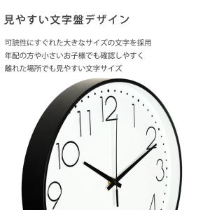 掛け時計 非電波時計 静音 おしゃれ 直径25...の詳細画像2