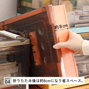 折りたたみコンテナ 収納ボックス キャスター付...の詳細画像4