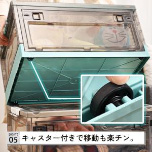 折りたたみコンテナ 収納ボックス キャスター付...の詳細画像5