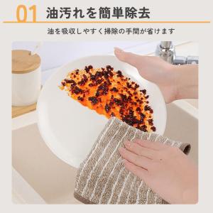 油汚れクロス 5枚セット キッチンクロス レン...の詳細画像2