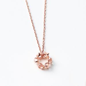 【廃番】BLOOM ブルーム ネックレス レディース ローズクォーツ K10 ピンクゴールド 10金 プレゼント ギフト ご褒美