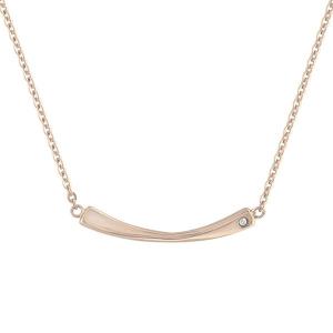 ネックレス ペア レディース ステンレス ダイヤモンド