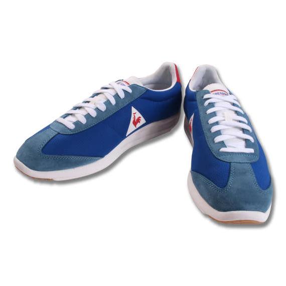 メンズ スニーカー ルーコック 大きいサイズ 29cm LE COQ SPORTIF ブルー×レッド...