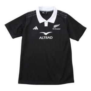 ジャージ メンズ adidas トレーニングウェア RUGBY All Blacks 大きいサイズ 黒 ブラック スタイリッシュ ポロ襟 4XL 6XL