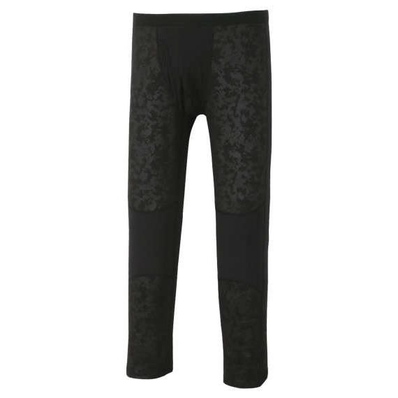 インナータイツ メンズ ロングタイツ 暖かい 前開き BREEZE/TEX HYPER ブラック 3...